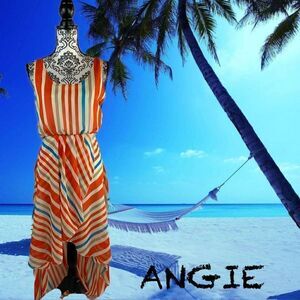 NWT Angie Zigzag pattern maxi